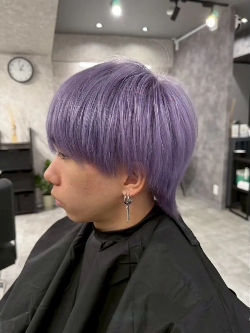 ショート カラー メンズ メンズブリーチ ブリーチ ヘアカラー メンズ専門🔥/池袋 じゅんやのヘアスタイル