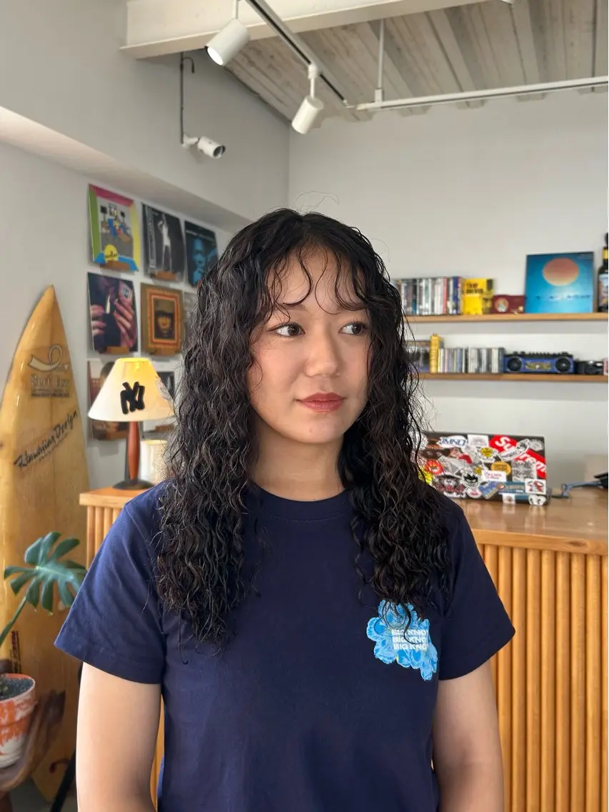 パーマ AOI✖️ BY MY SIDEのヘアスタイル