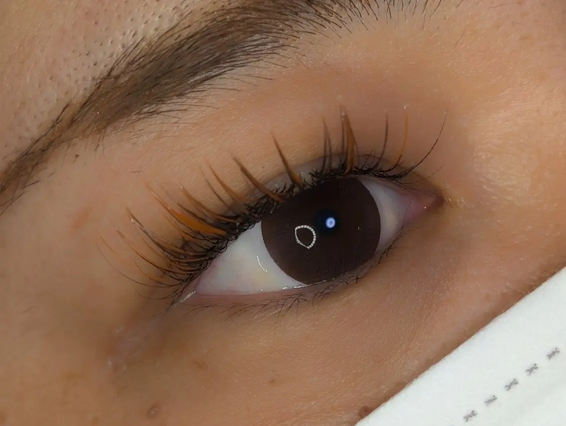 マツエク・マツパ カラーマツエク フラットラッシュ マツエク EYELASH lino 合志市のマツエク・マツパデザイン