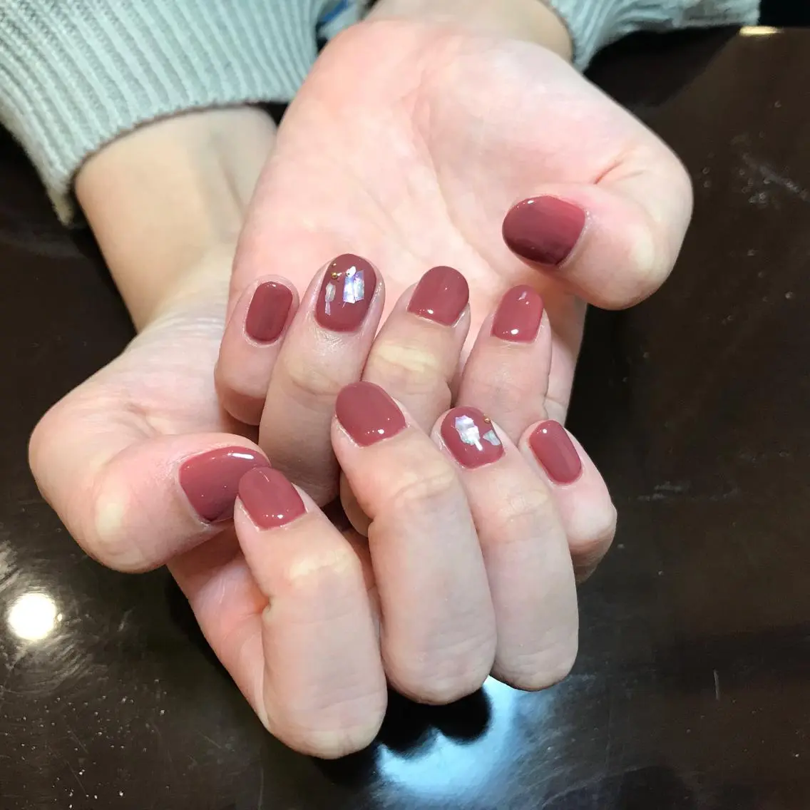 ネイル ワンカラーネイル Nagashima    Kのネイルデザイン