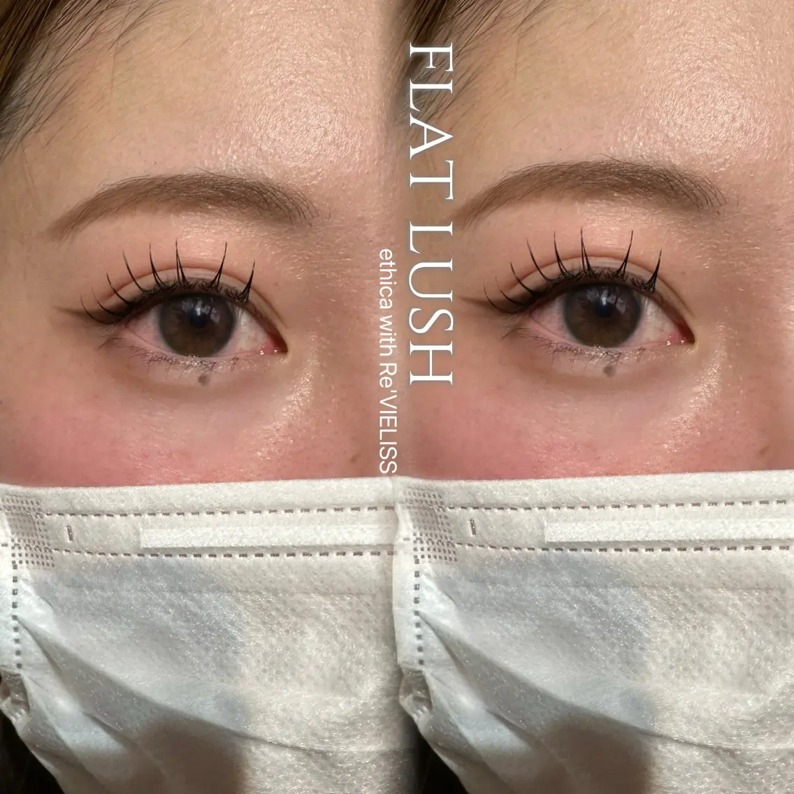 マツエク・マツパ フラットラッシュ eyelist Miyuのマツエク・マツパデザイン