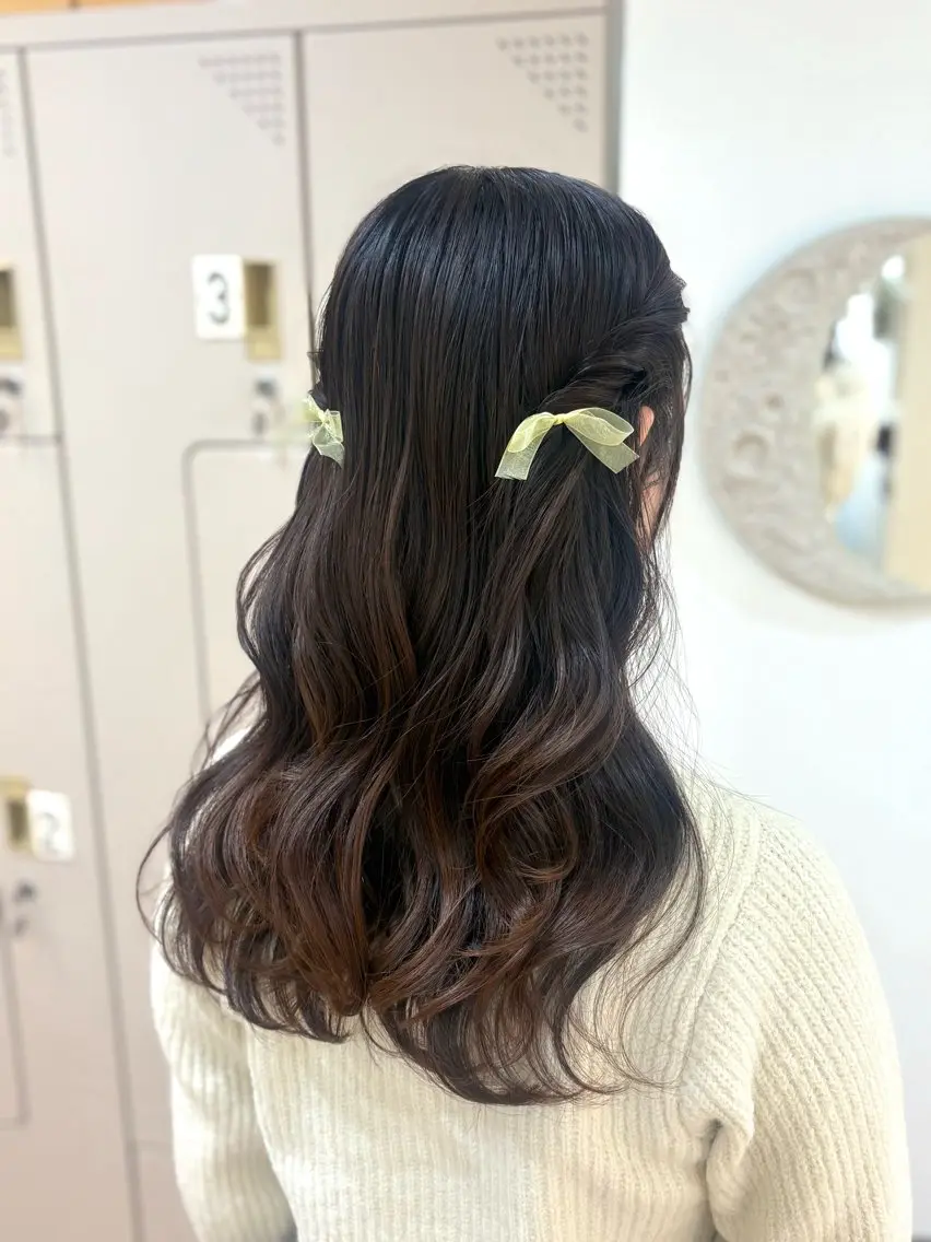 ヘアアレンジ デート 🫧arisa🫧 レイヤー/アレンジのヘアスタイル