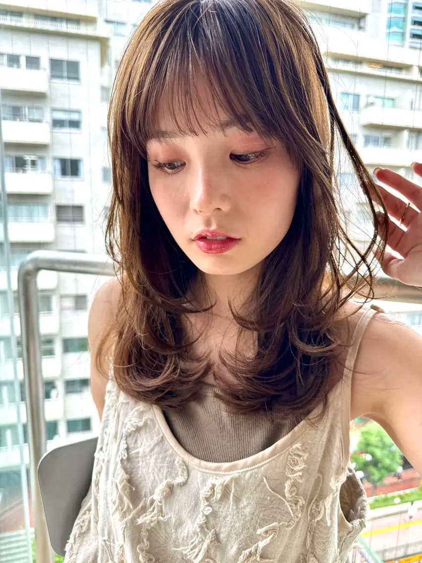ミディアム カット MION✂️ 似合わせカットのヘアスタイル