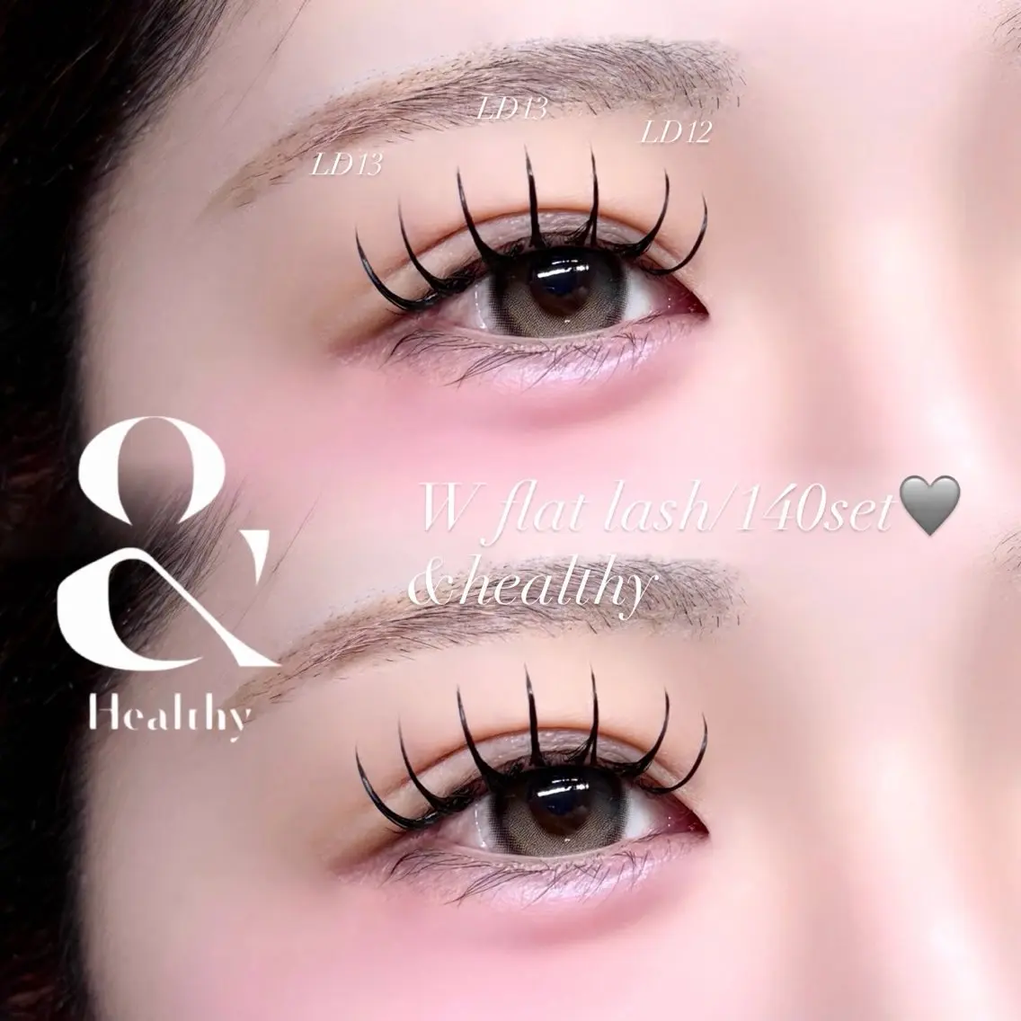【下がりまつ毛改善🪽】フラット120本+まつ毛パーマ|&healthyの写真
