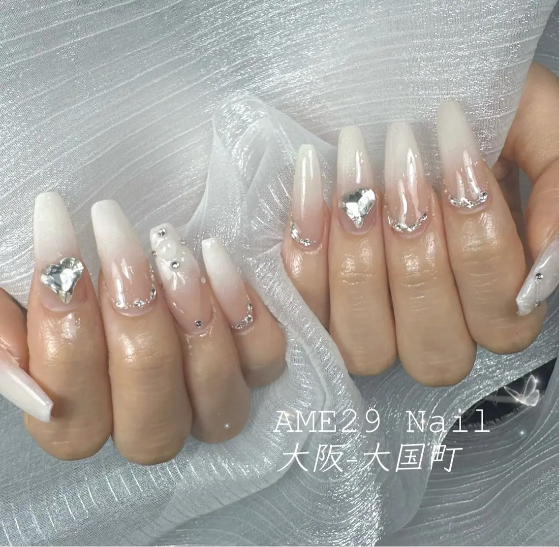 ロング AME29 Nail ネイルサロンのネイルデザイン