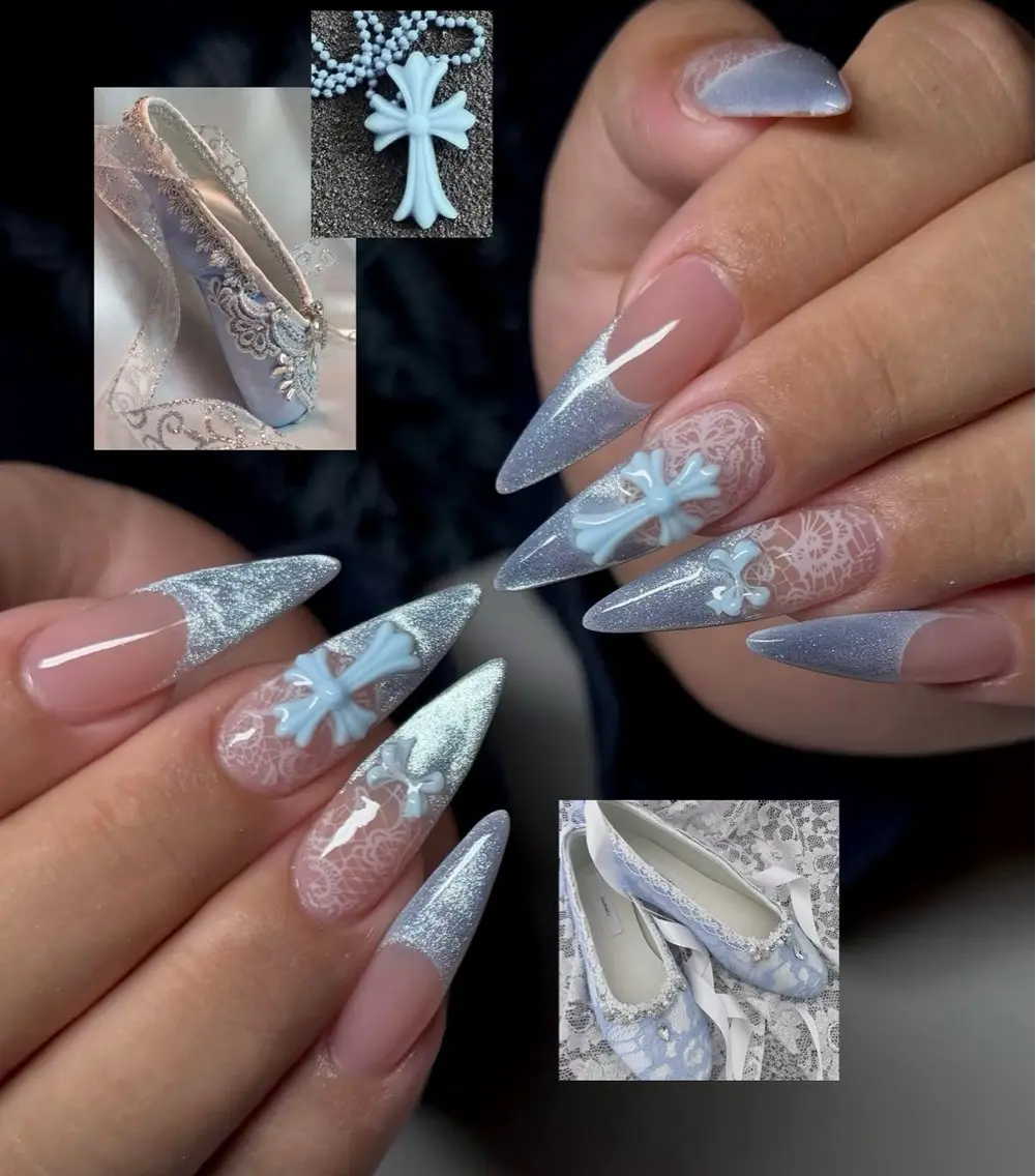ネイル アートネイル ボルドー フレンチネイル ジェルネイル 氷ネイル・うるうるネイル ハンドネイル Julie NailSalonのネイルデザイン