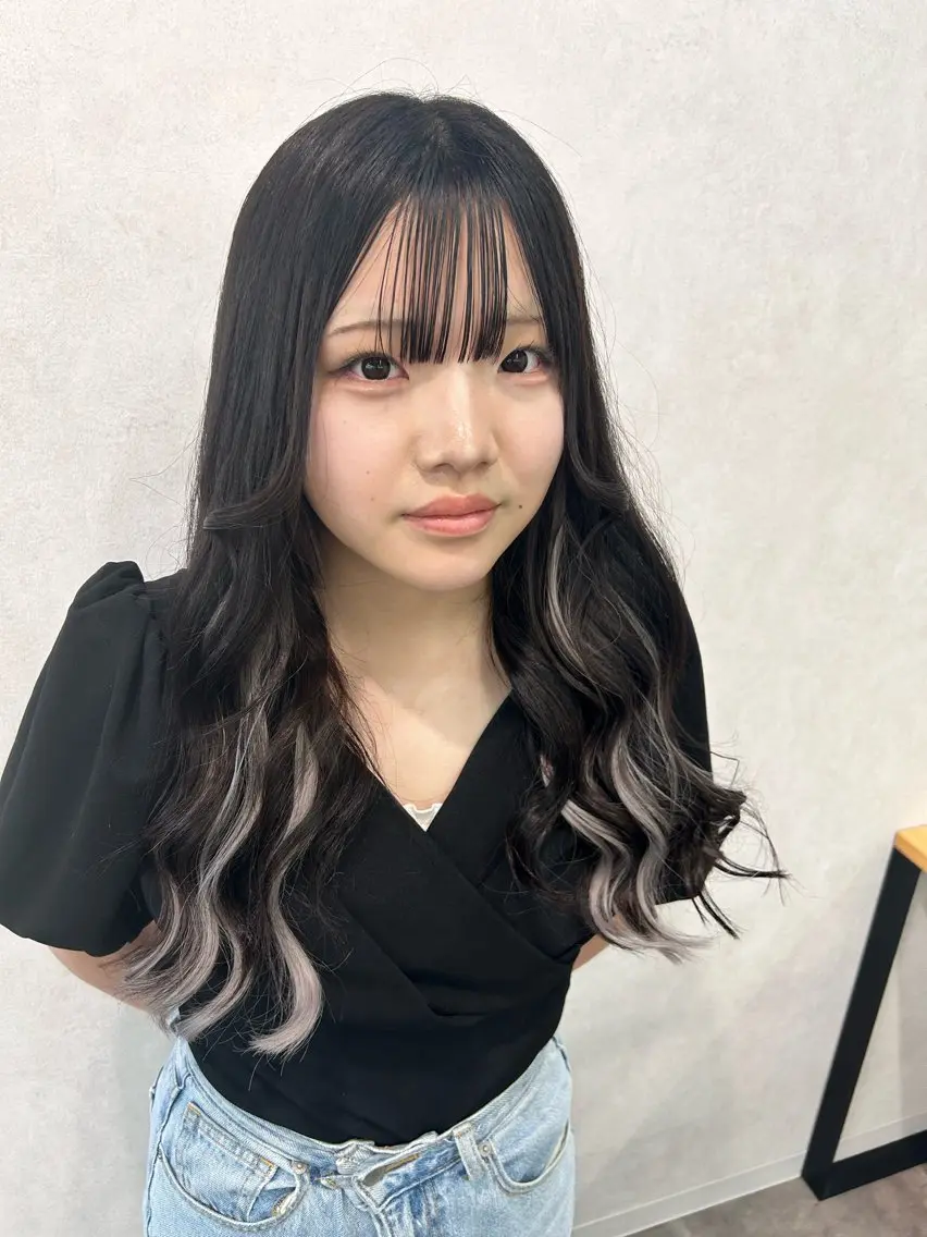 ロング エクステ エクステ エクステ/ハイトーン /ミサキのヘアスタイル