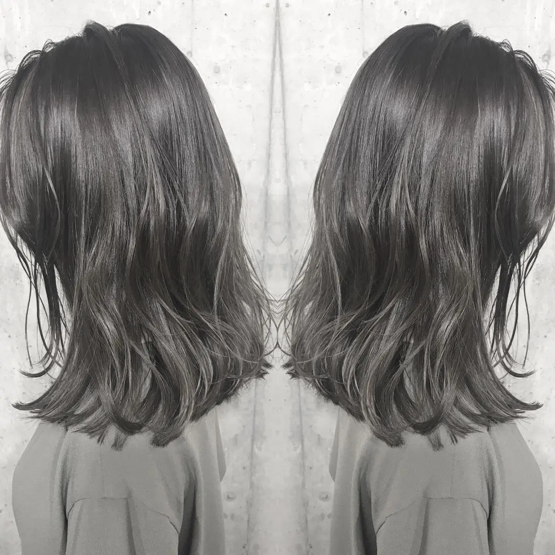 ミディアム カラー パーマ ヘアアレンジ メンズ キッズ ネイル マツエク・マツパ サロンドミルク 原宿のヘアスタイル