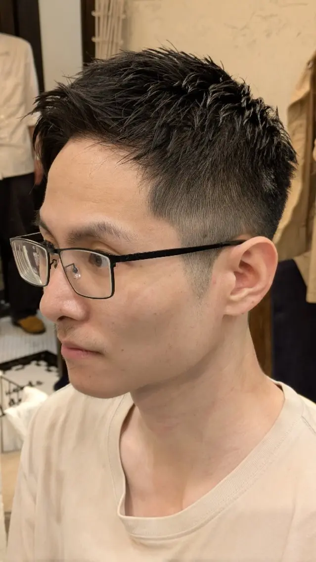 ショート 爰河 泰介のヘアスタイル