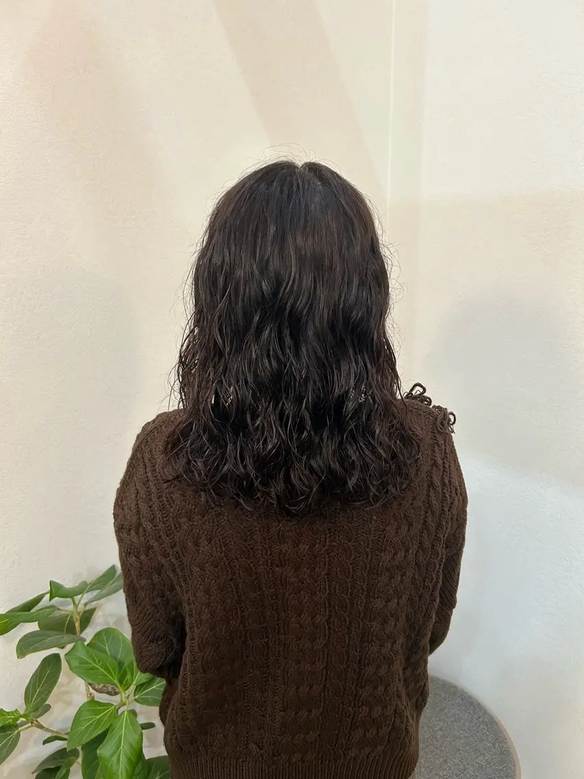 ミディアム パーマ カット パーマ minami /パーマのヘアスタイル