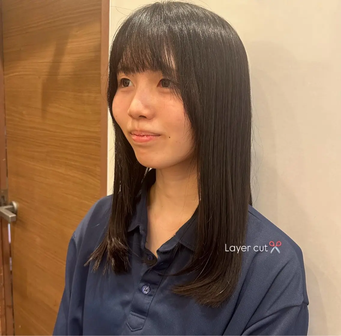 ロング 顔周りカット レイヤーカット カット 🧡カットモデル募集 / miyu🧡のヘアスタイル