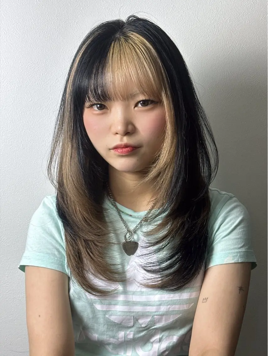 ロング カラー ヘアカラー 海外girl/ハイト ーン/riko🫧のヘアスタイル