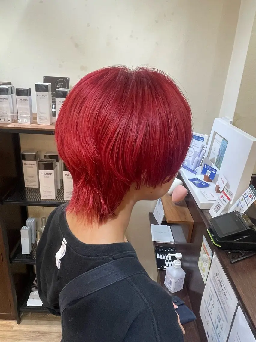 ブリーチリタッチ+カラー+3step treatmentの写真