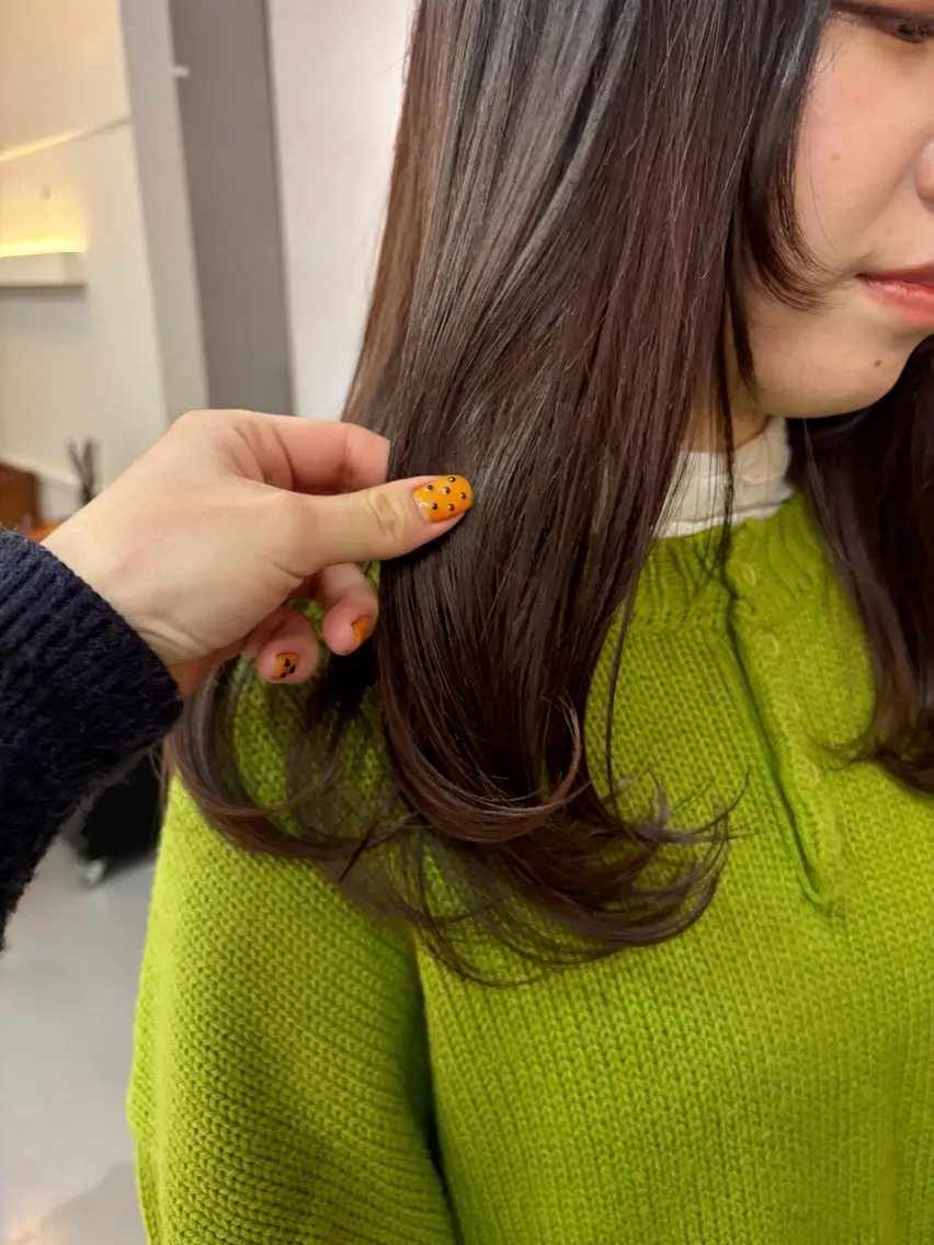 ロング ヘアカラー ooitヨシダ ミナミのヘアスタイル
