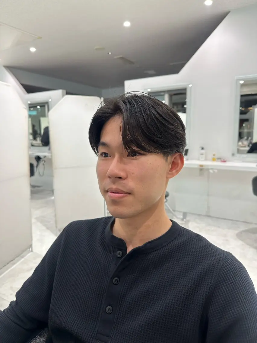 パーマ メンズ カット 縮毛矯正 🐺韓国風メンズ特化 あさひ🐺のヘアスタイル