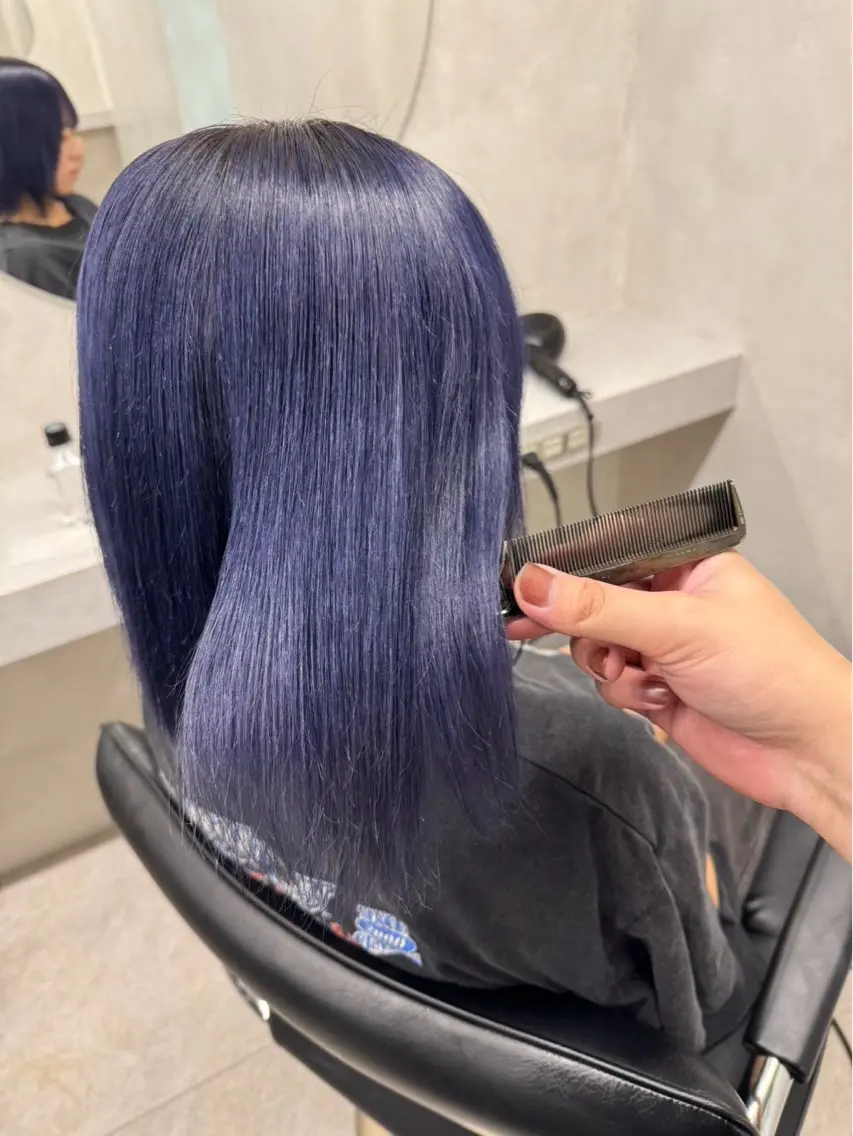 カラー ︎🌟YUYA/複雑 履歴/デザインカラーのヘアスタイル