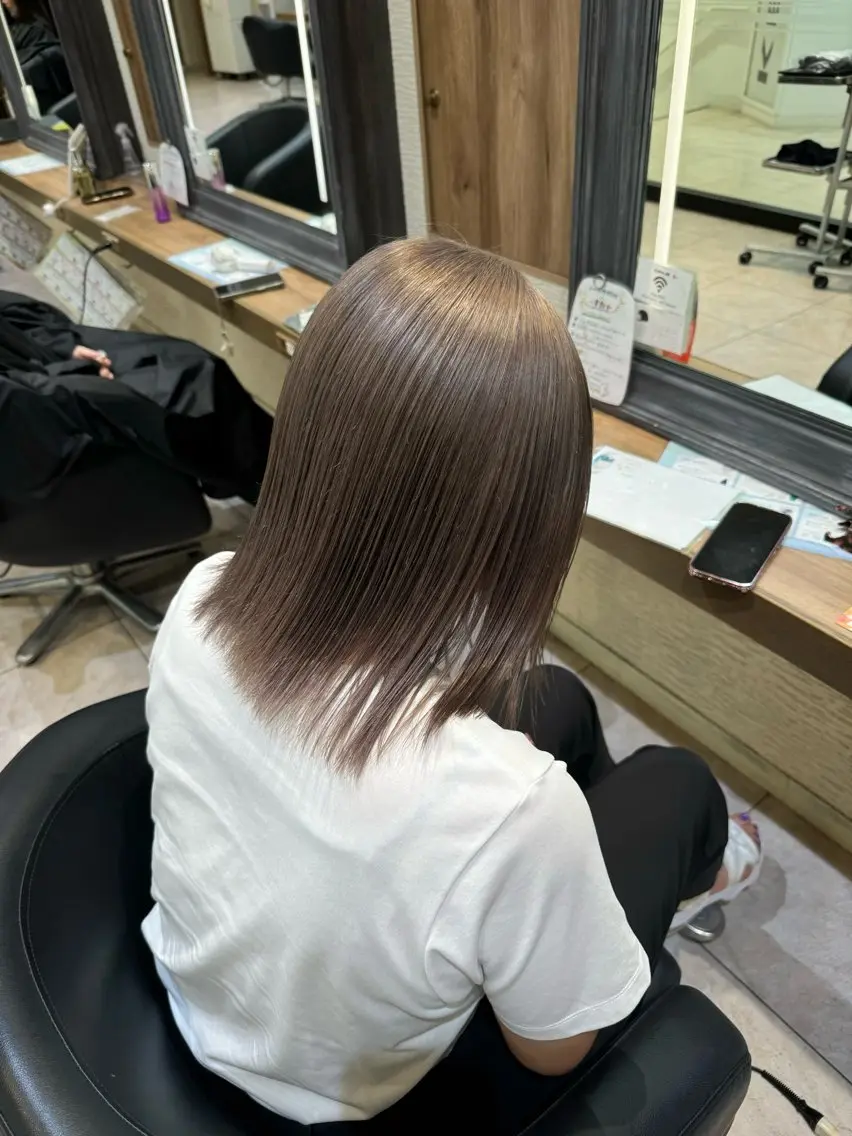 ショート カラー カット ヘアカラー 赤み消しカラー🌱 YUZUKI🫧のヘアスタイル