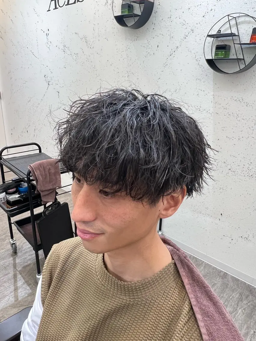 "条件あり"カットパーマ0円クーポン（スタイル指定※マッシュ、ツイストスパイラル）の写真