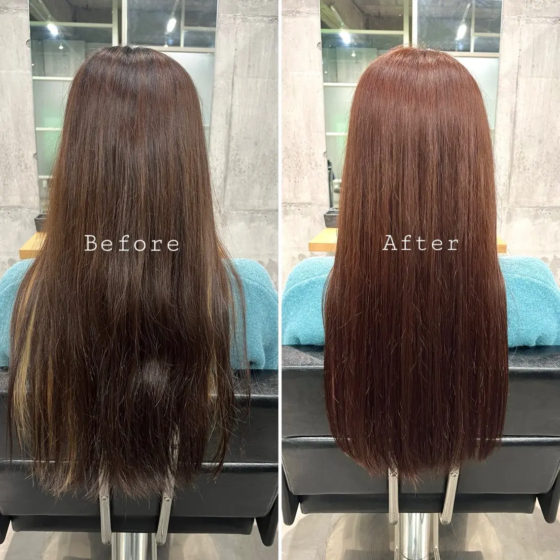 ロング カラー ヘアカラー トリートメント 🤲ヘッドスパ🤲 たにぐちあつし🤲のヘアスタイル