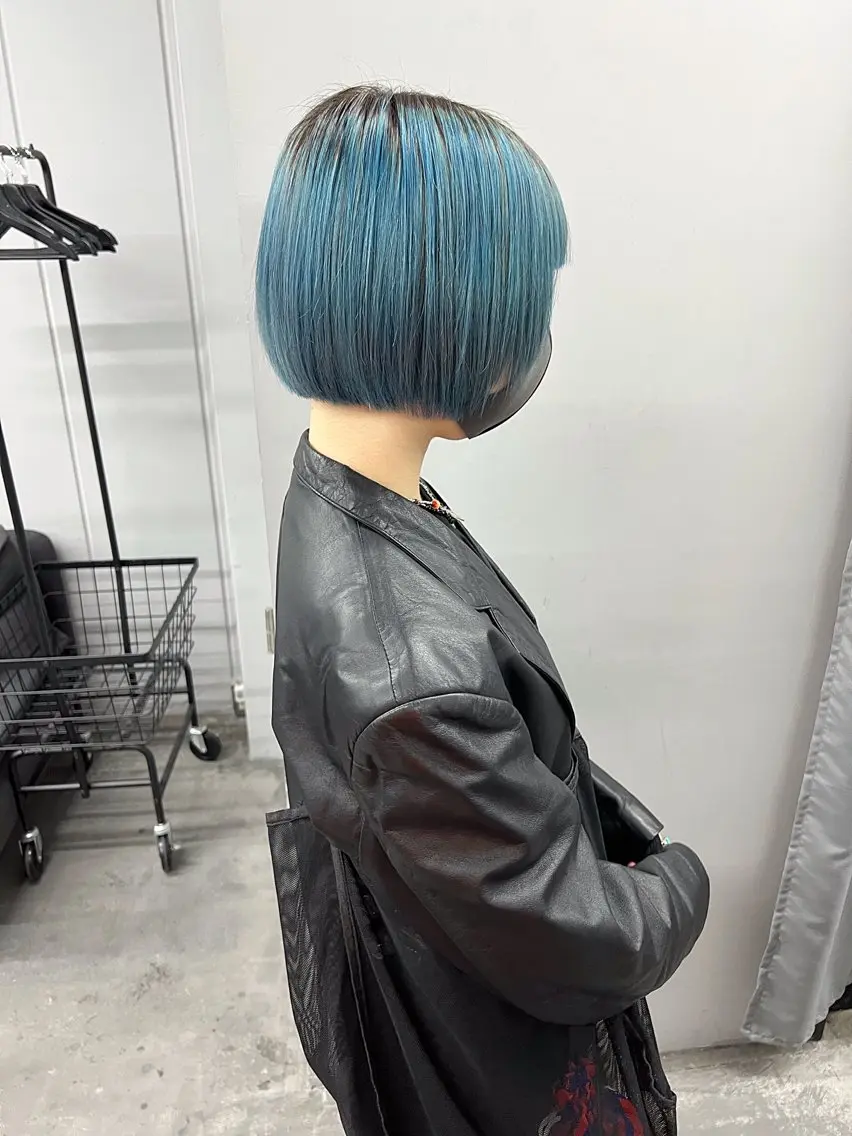 ショート カラー ボブ カット ヘアカラー 【痛くないブリーチ】 野村友大のヘアスタイル