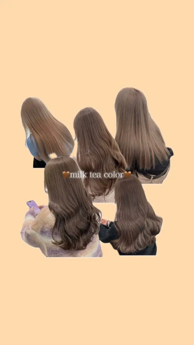 カラー ベージュ・ラベンダー カラー🎀りりのヘアスタイル