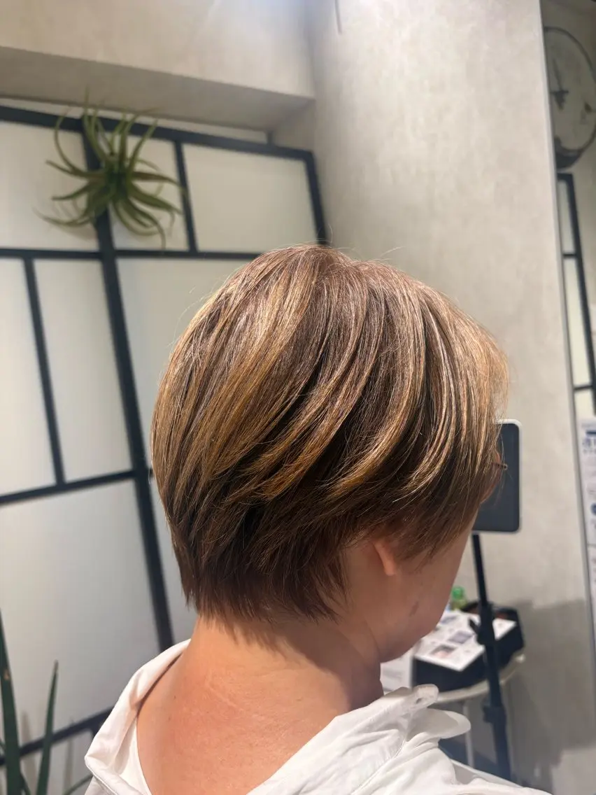 ショート ショートボブ ボブ ショートヘア 馬場 彩のヘアスタイル