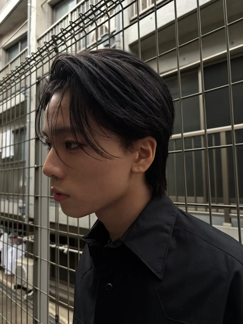 ショート カラー メンズ 岡本 凛大郎のヘアスタイル