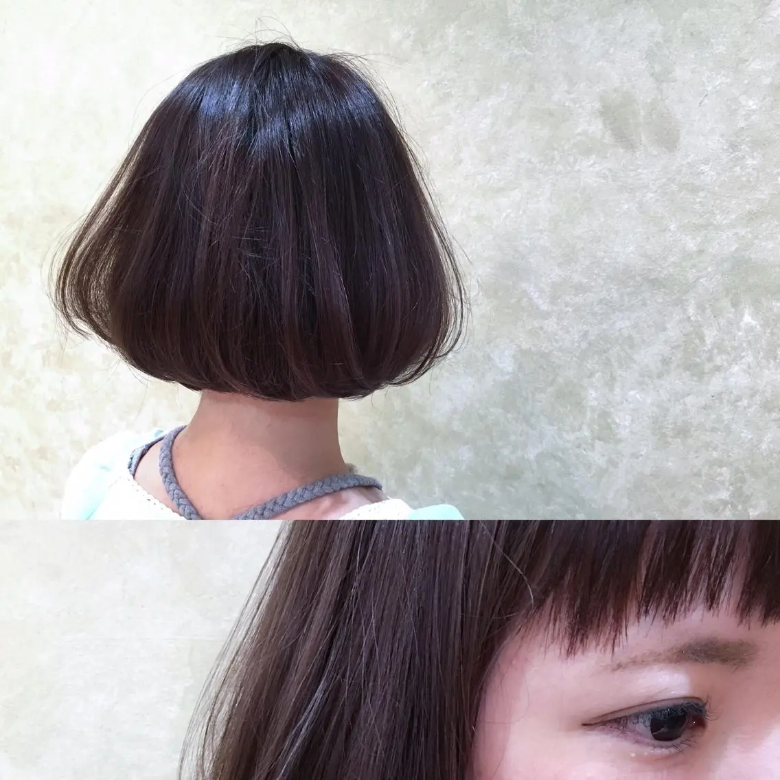 ショート カラー バイオレットカラー ボブ ショートヘア 沖 宜志のヘアスタイル