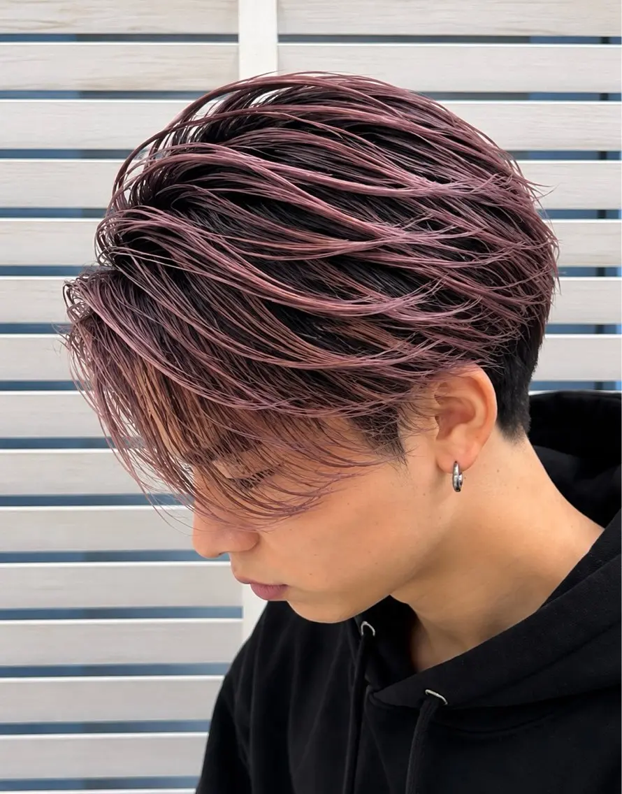 ショート カラー メンズ カット ヘアカラー 美容師兼アイリスト/ Anche/片岡のヘアスタイル