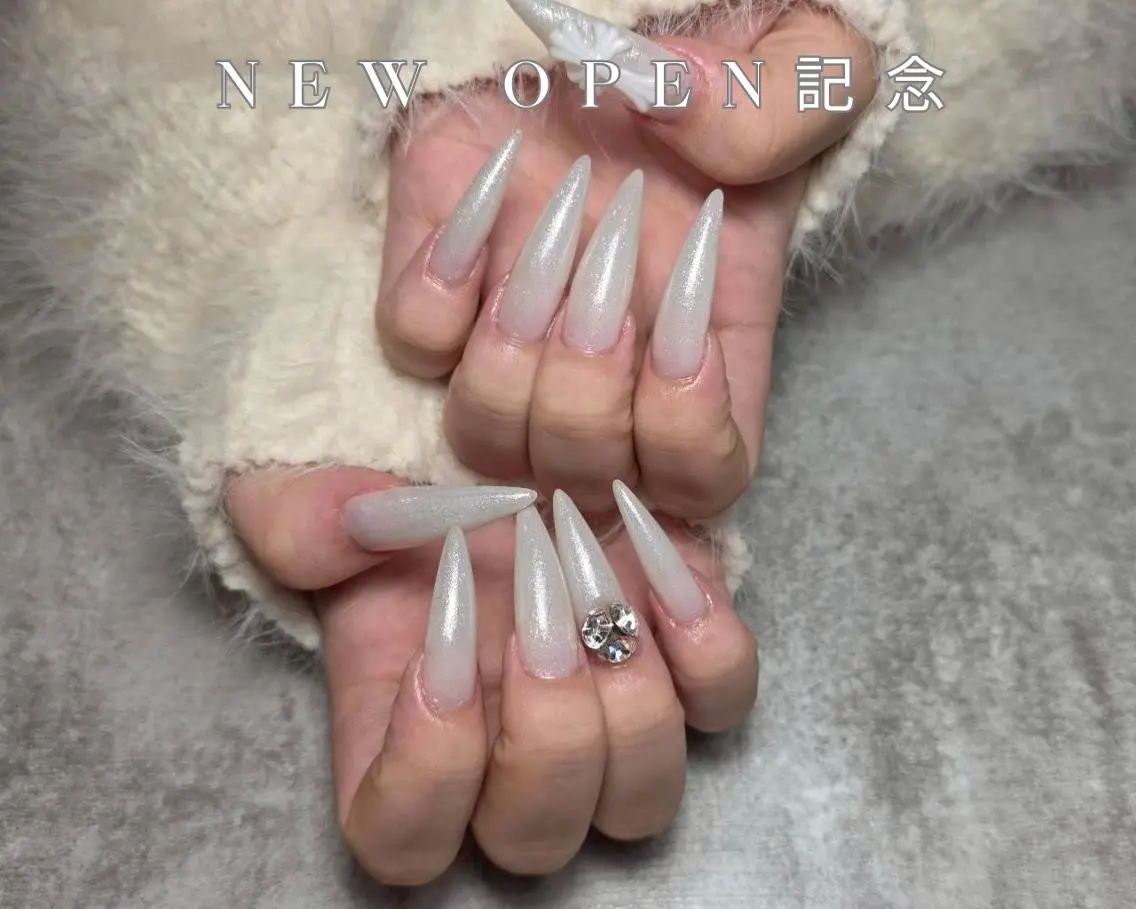 ネイル オーロラネイル ボルドー クリアネイル ドット フラッシュネイル ハンドネイル kazane長さだし フィルイン♡持ち込みのネイルデザイン