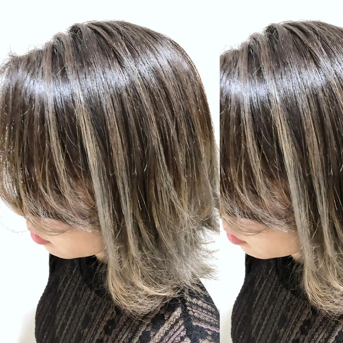 ショート カラー ハイライトカラー ハイライト カット ヘアカラー 上川 開生のヘアスタイル