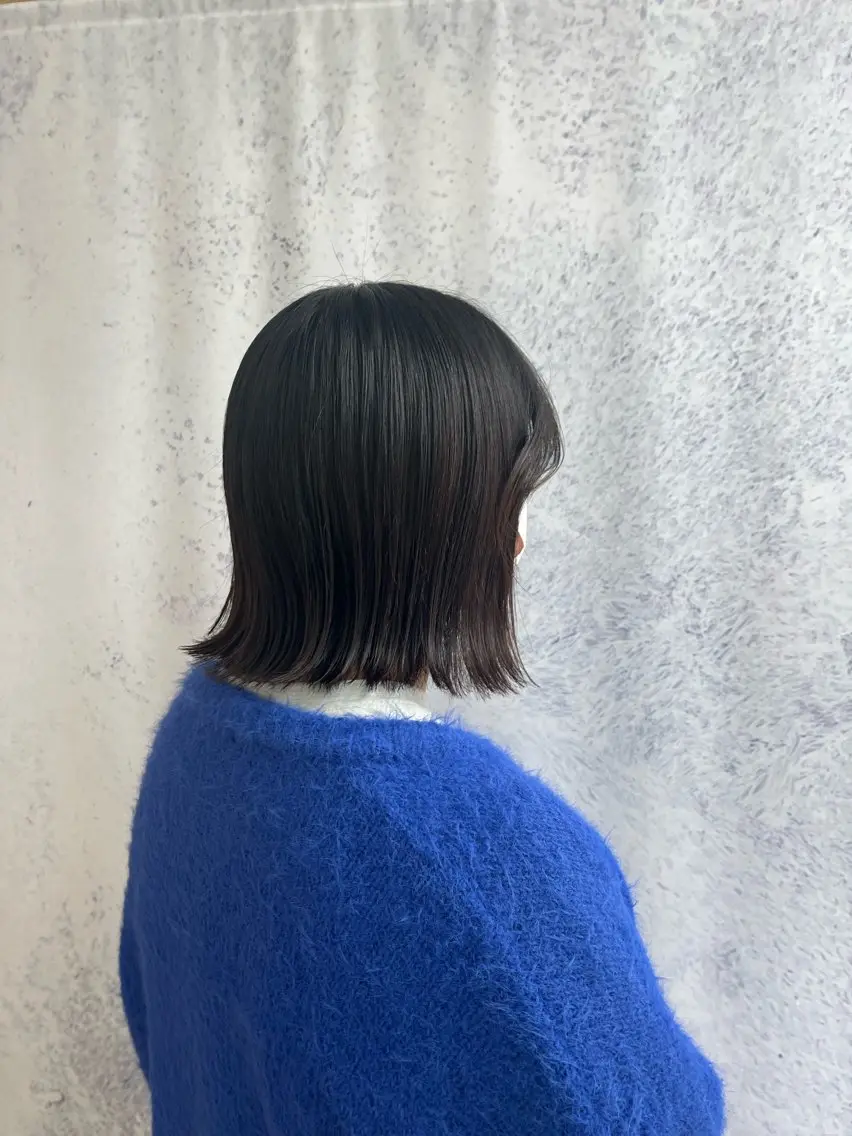 ミディアム カット 竹口 莉央のヘアスタイル