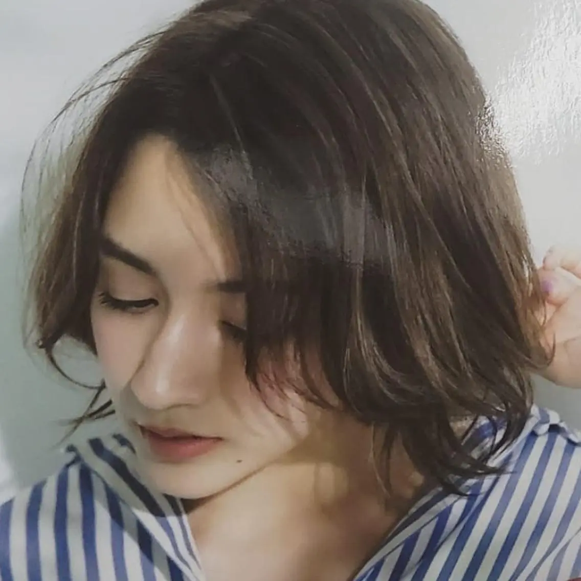 ショート カラー アディクシーカラー アクアカラー 透明感カラー ミント 外国人風カラー カット ヘアカラー トリートメント spa hair ark 富井直美のヘアスタイル