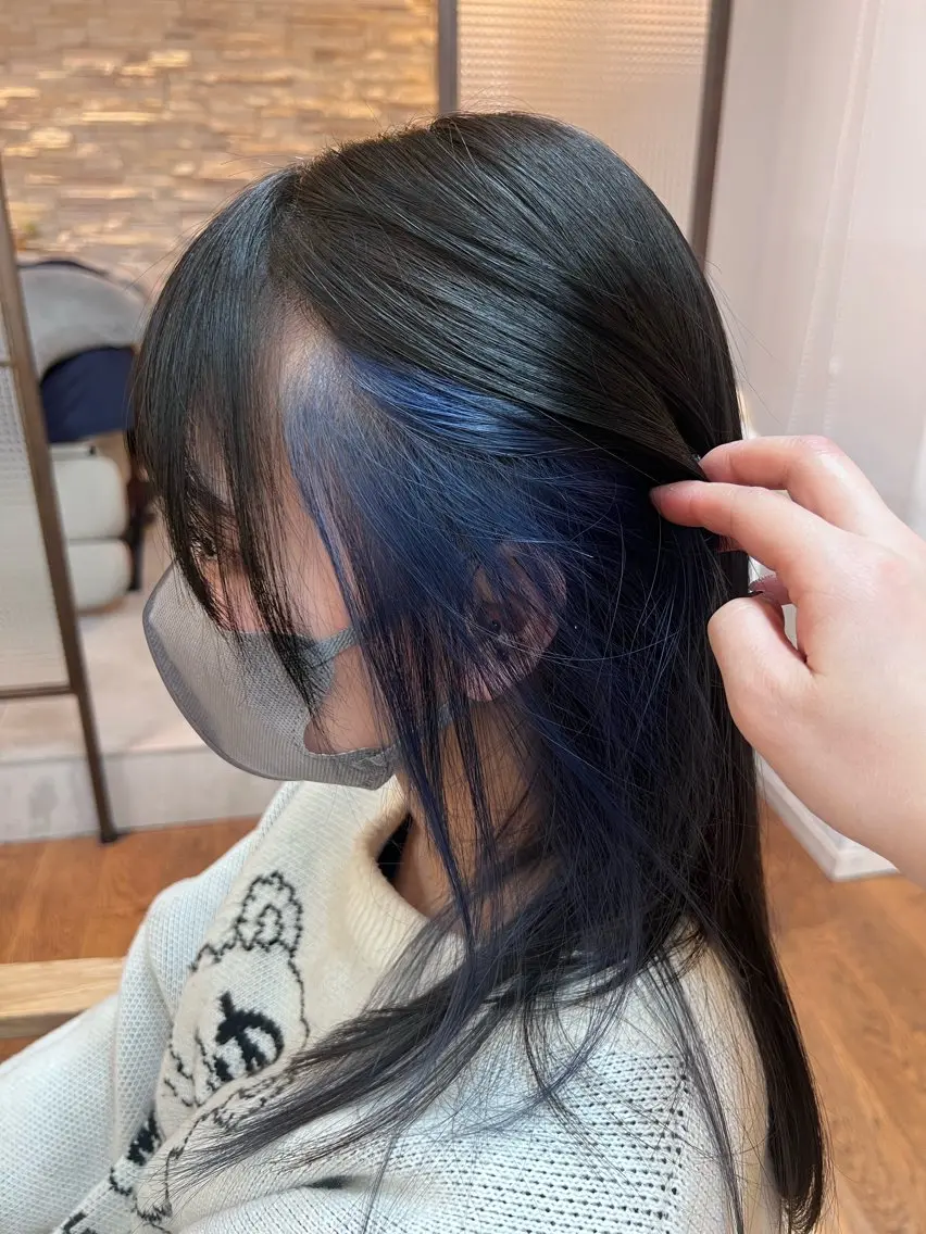 ロング カラー カット ヘアカラー トリートメント ✂︎HITOMI✂︎ 副店長のヘアスタイル