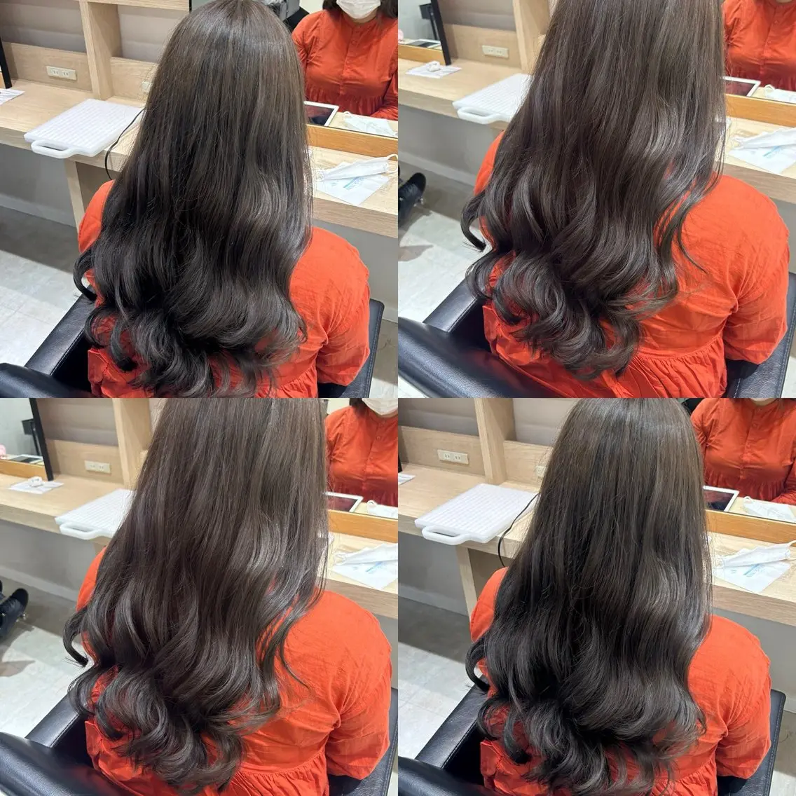 ロング カラー カット ヘアカラー トリートメント 🤍透明感/韓国風 🤍サクラギヒトミのヘアスタイル
