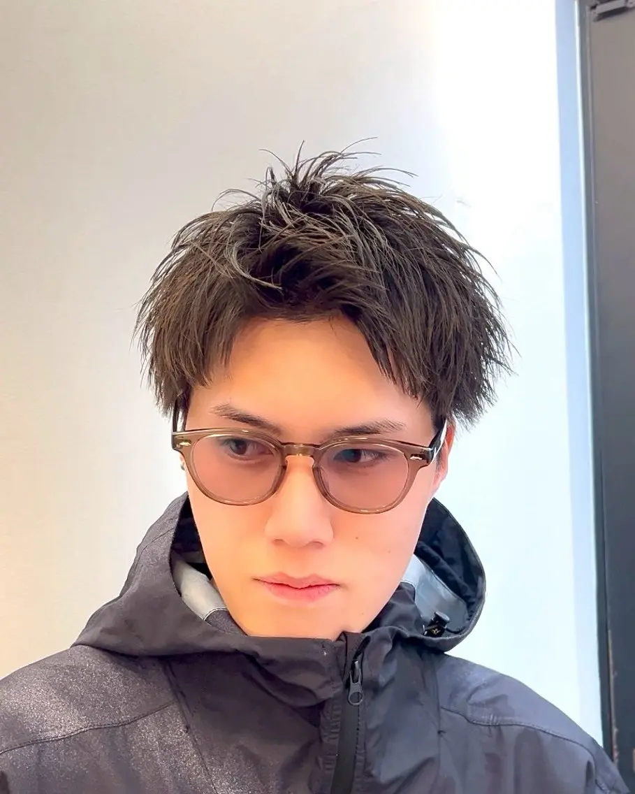 カラー ヘアアレンジ メンズ 千葉 ホシトのヘアスタイル