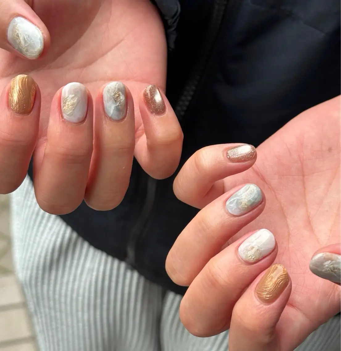 ネイル ニュアンスネイル ハンドネイル Blé nailのネイルデザイン