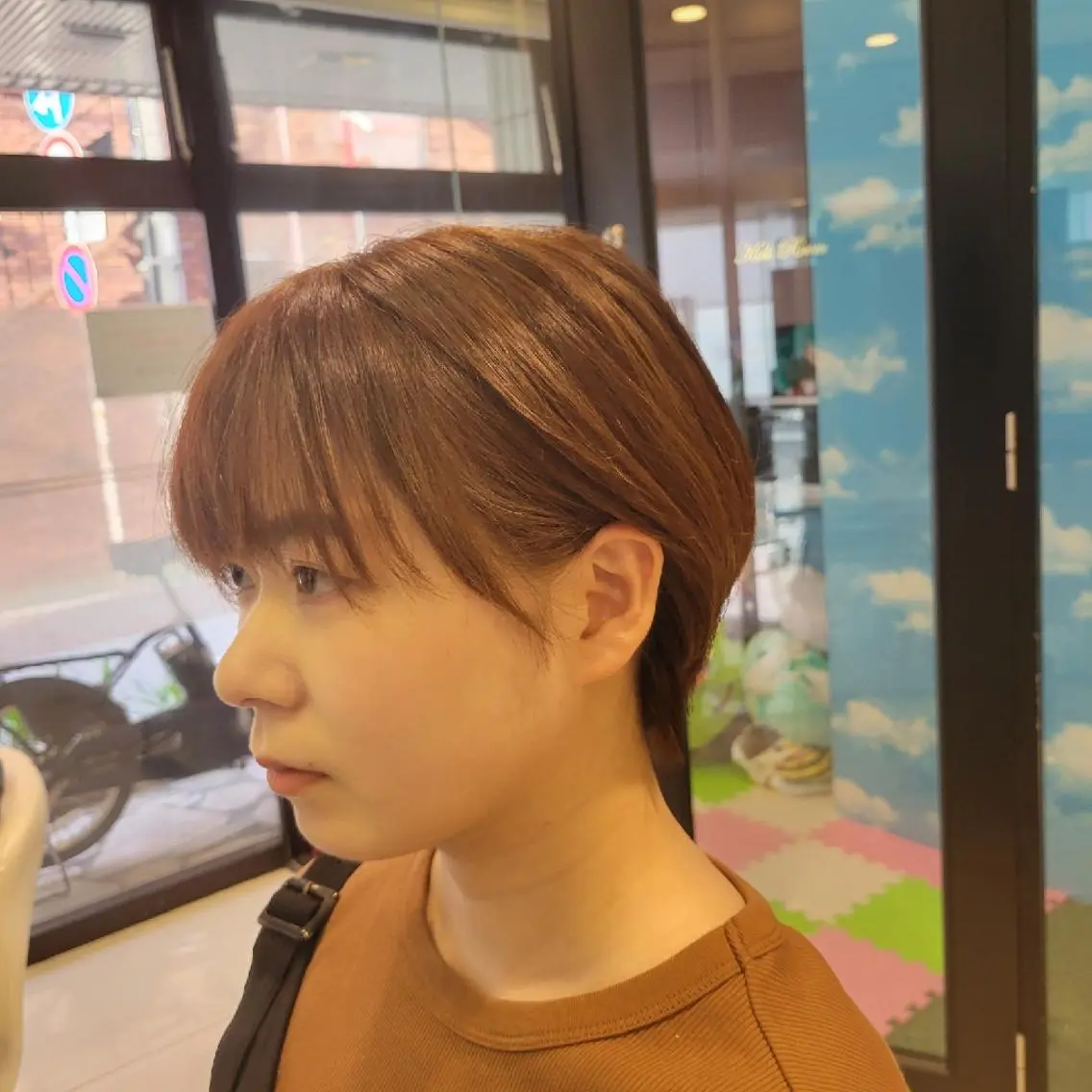 ショート ショートヘア カット トリートメント 韓国風パーマ、白髪ぼ かし　マキノタカユキのヘアスタイル