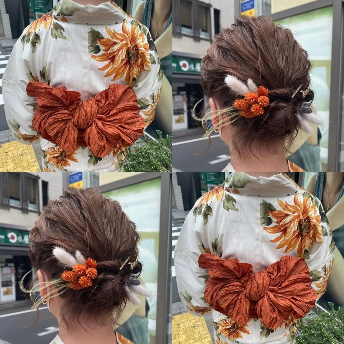 👘浴衣着付け+ヘアセット🌼(補足説明に記載している準備物をご持参ください)の写真
