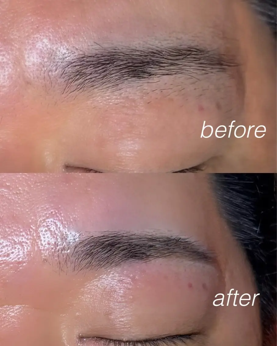 ✨️美眉スタイリング（眉毛のWax)脱毛  間引きあり✨️メイク有✨️70分❣️注意事項要確認の写真