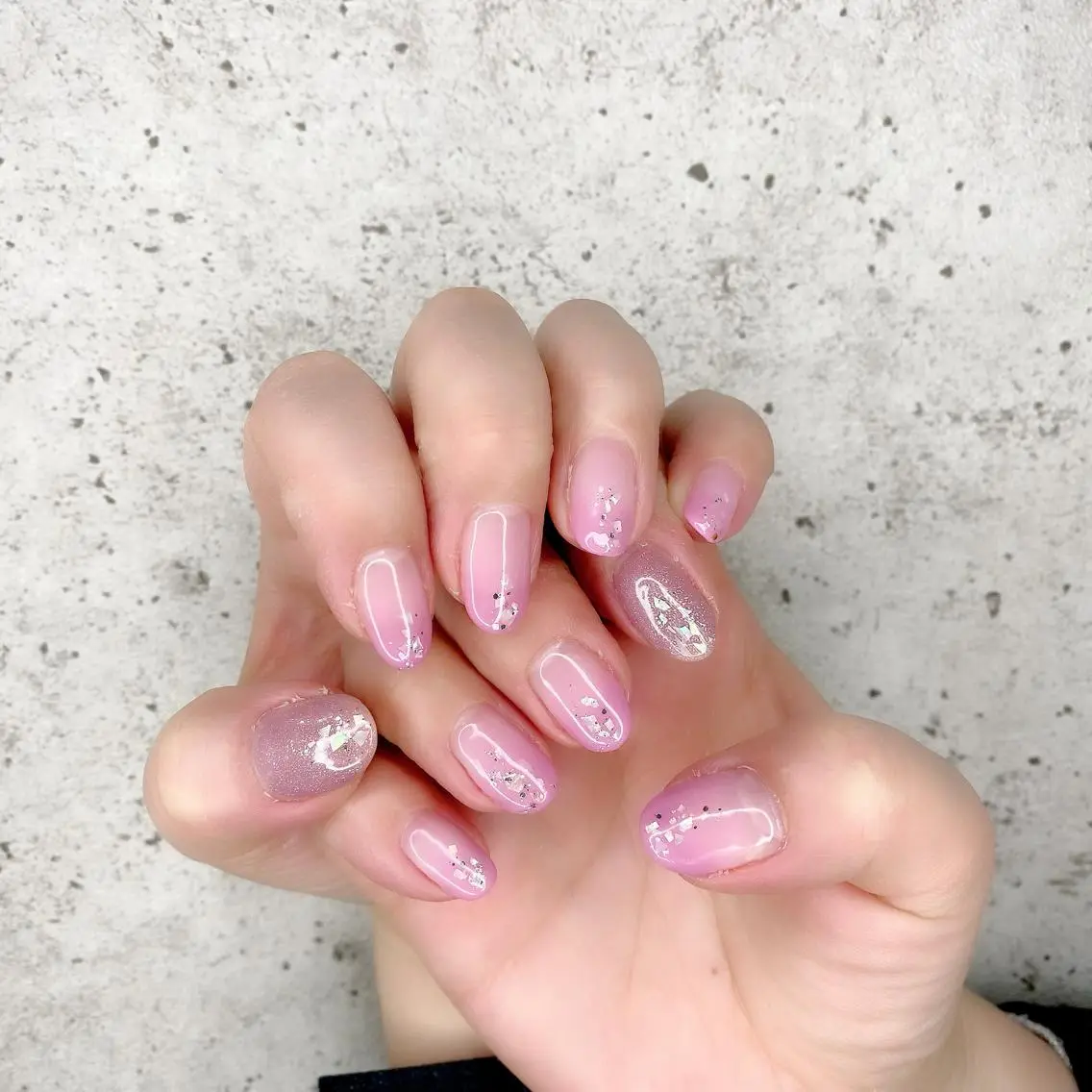 ミディアム カラー パーマ ヘアアレンジ メンズ キッズ ネイル マツエク・マツパ ハンドネイル Salon Ｋのネイルデザイン