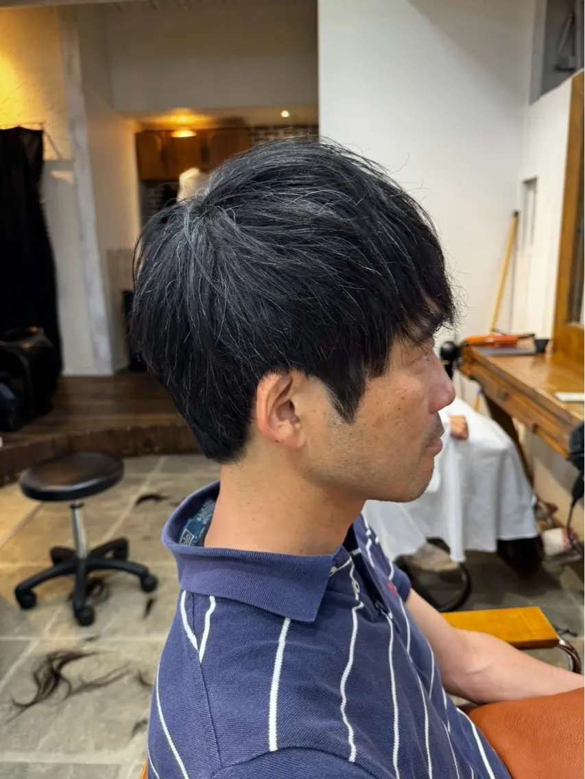 メンズ メンズ韓国風 小野 咲雪のヘアスタイル
