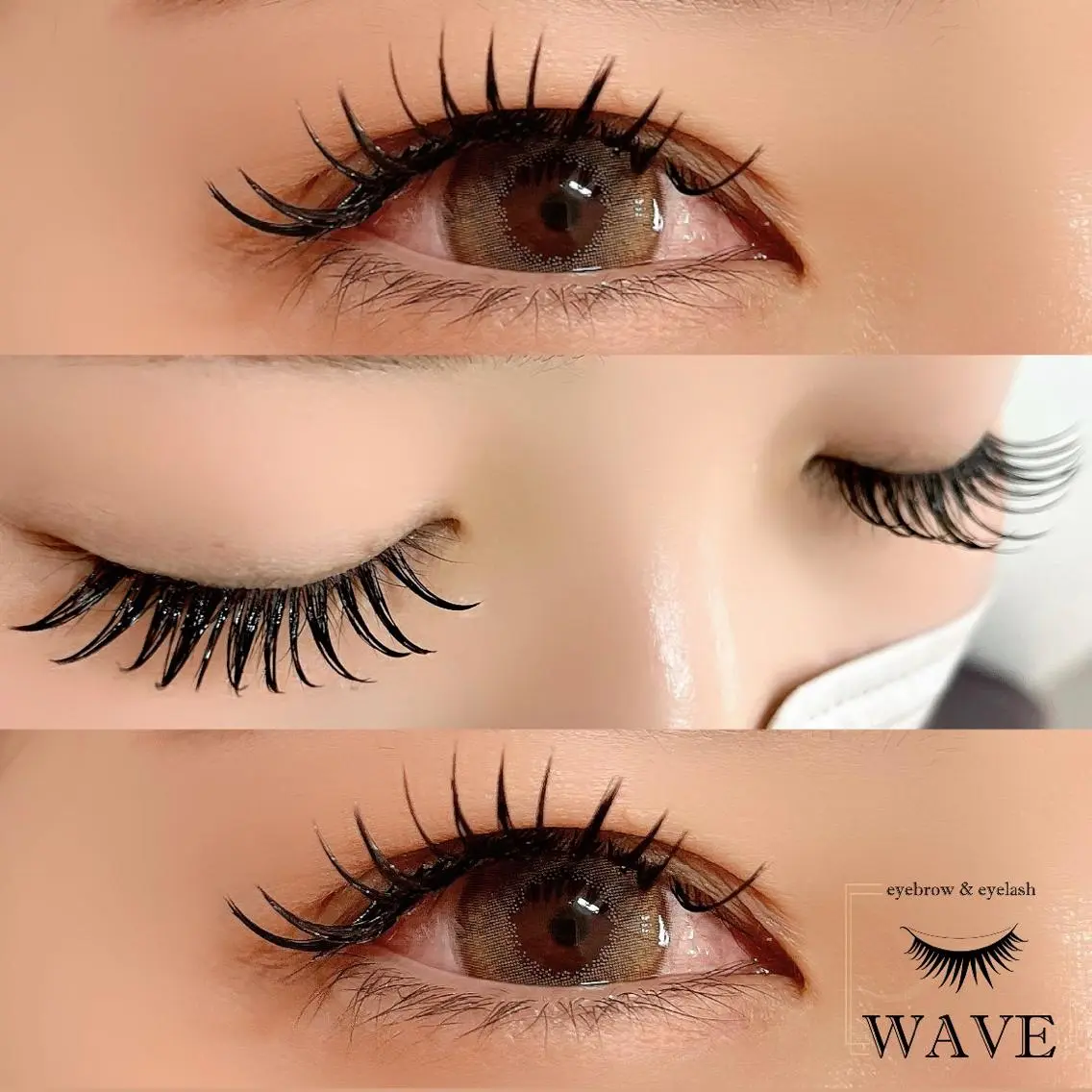 マツエク・マツパ 付け放題 束感まつ毛 Cカール 韓国風マツエク brow&lash WAVEのマツエク・マツパデザイン