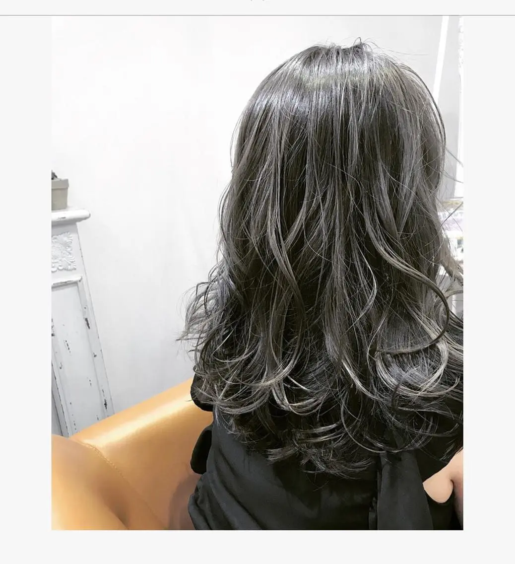 セミロング 艶カラー/フェイス レイヤー/たむのヘアスタイル