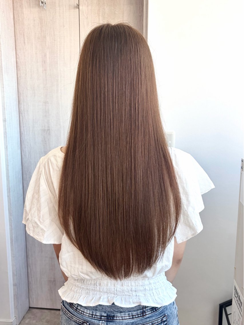ロング カット ヘアカラー 廣庭 勇人のヘアスタイル