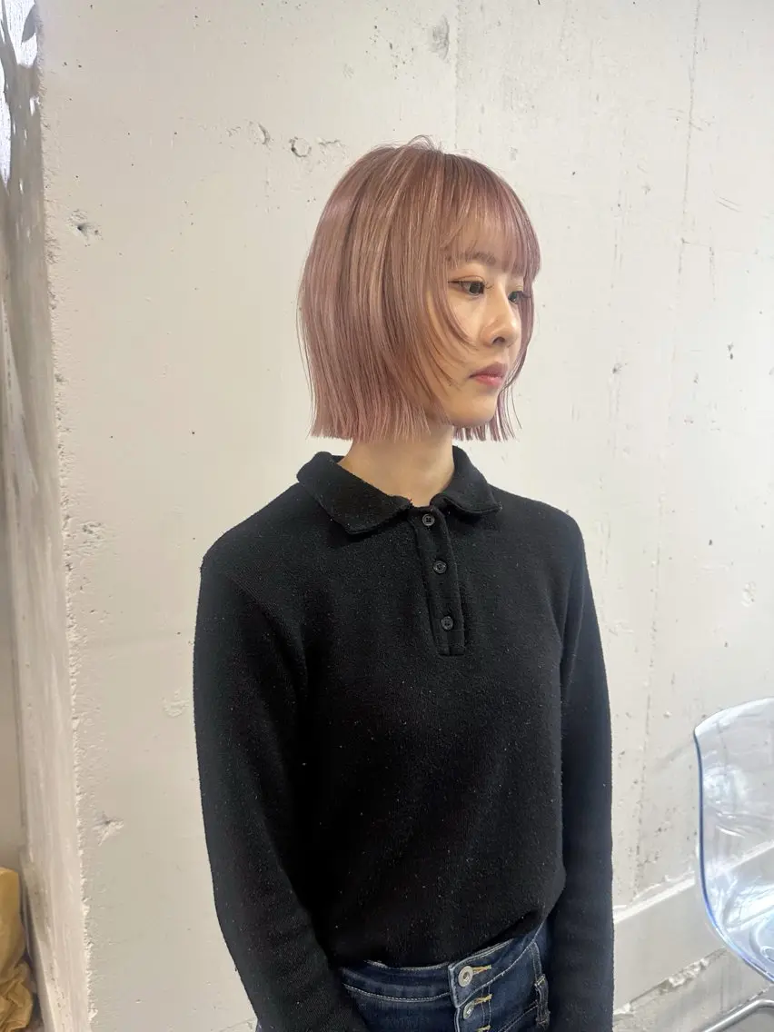 ショート ハッシュカット🎀 レイヤーカットのヘアスタイル