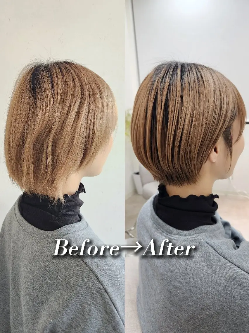 ショート ショートヘア カット ヘアカラー カットモデル募集 yumiのヘアスタイル