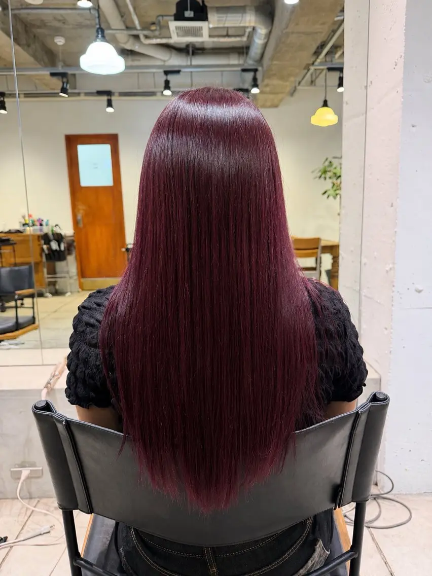 ロング ヘアカラー トリートメント ヘッドスパ メンズカットカラー/ ヘッドスパ☾/ユナのヘアスタイル