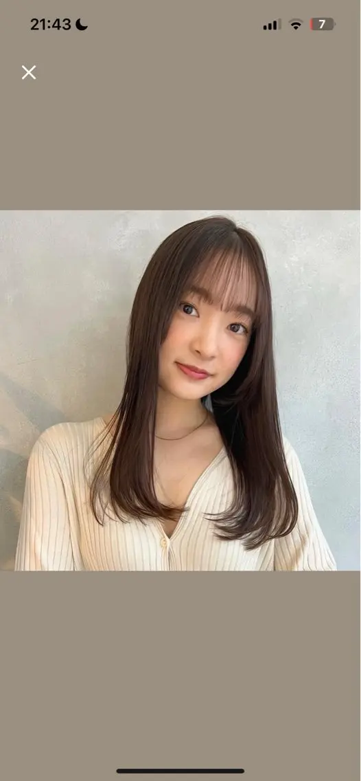 セミロング 無料カット/ ショート特化/表参道のヘアスタイル