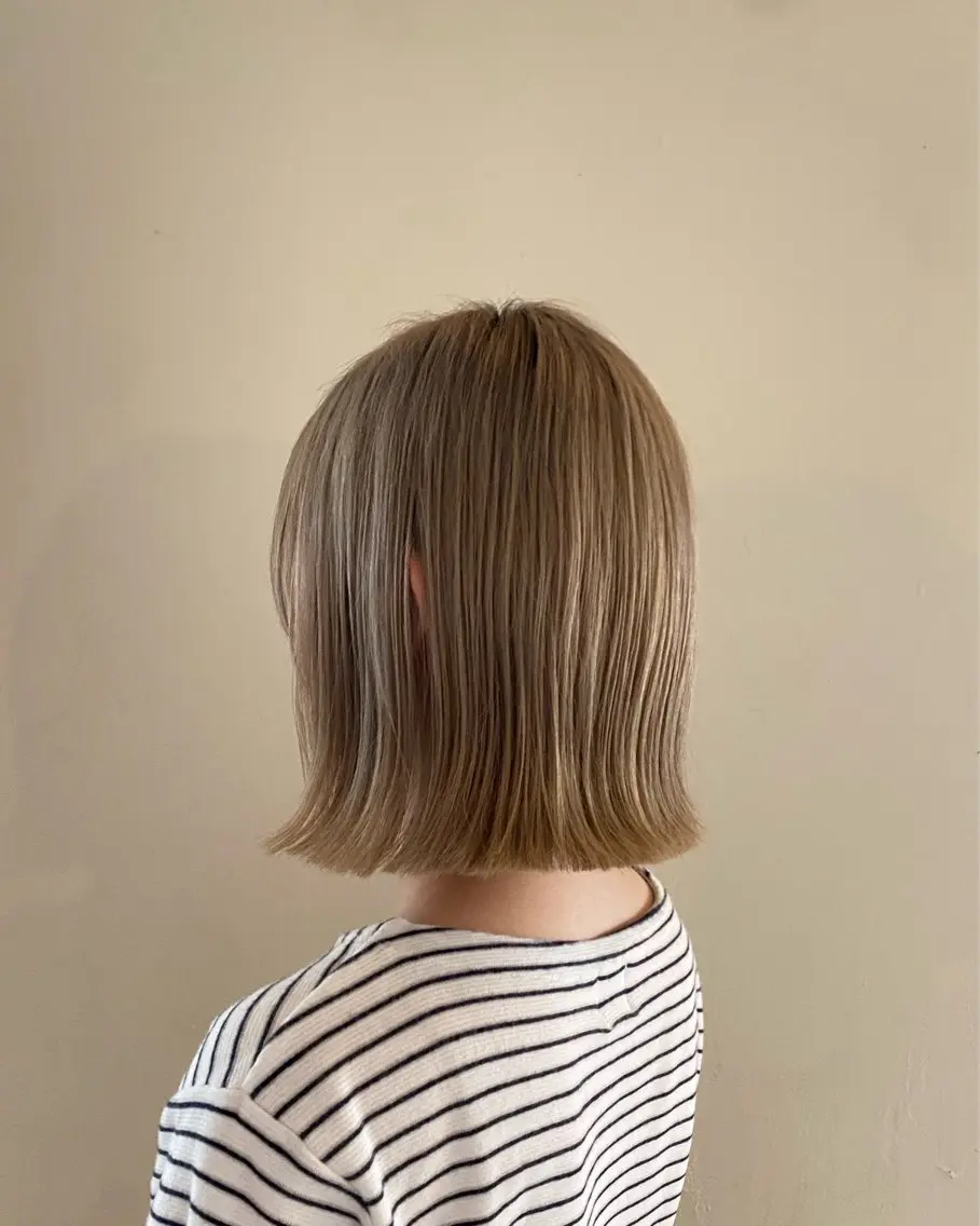 ミディアム カラー ORe'S HAIR BE GLaDユウナのヘアスタイル